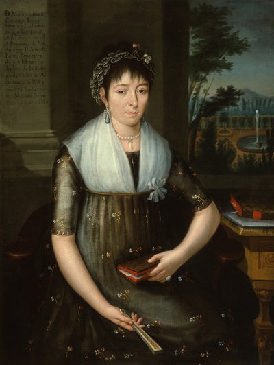 Portrait de Doña María Luisa Gonzaga Foncerrada y Labarrieta - José María Vázquez